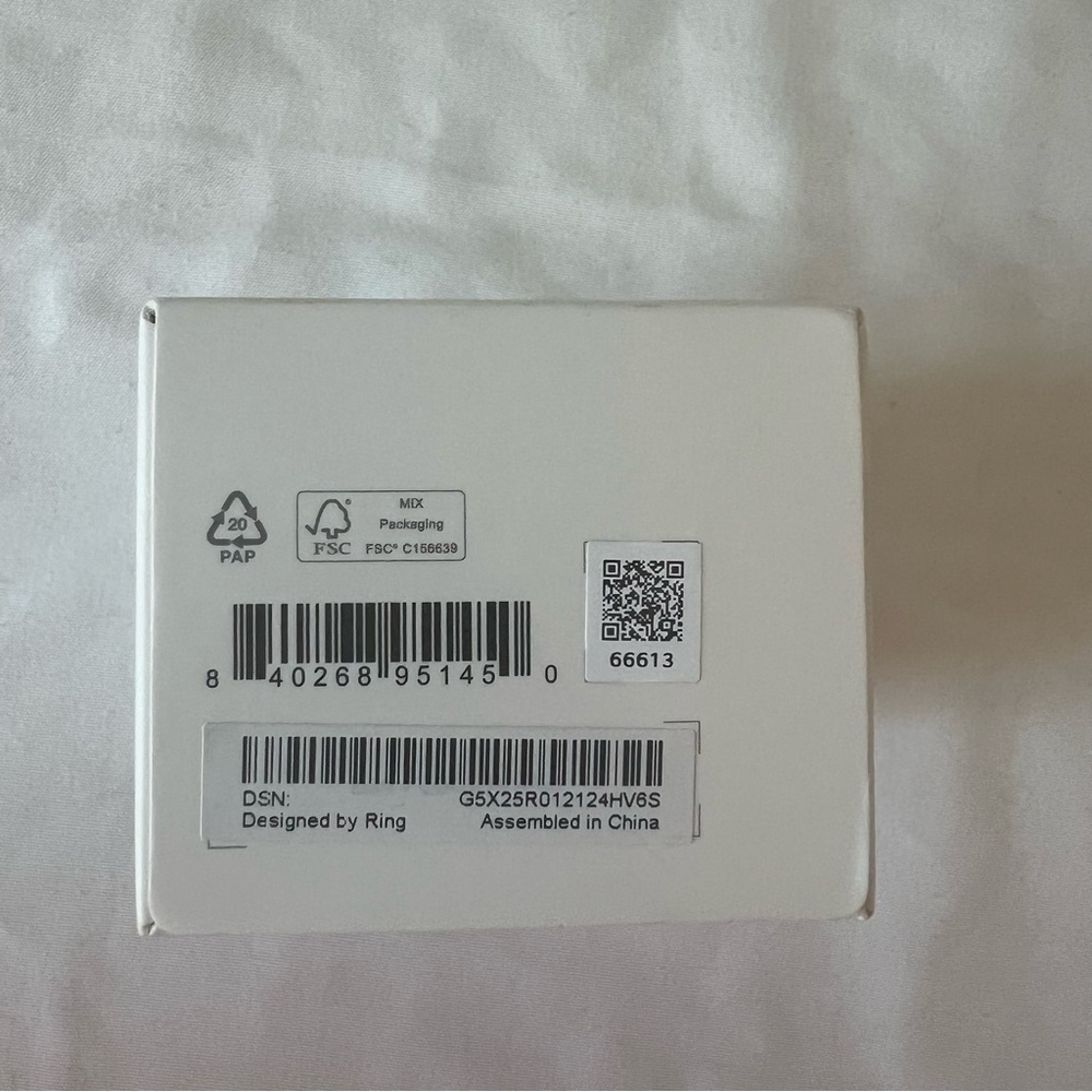 Ring Device Packaging Box - White - Picture 3 of 4